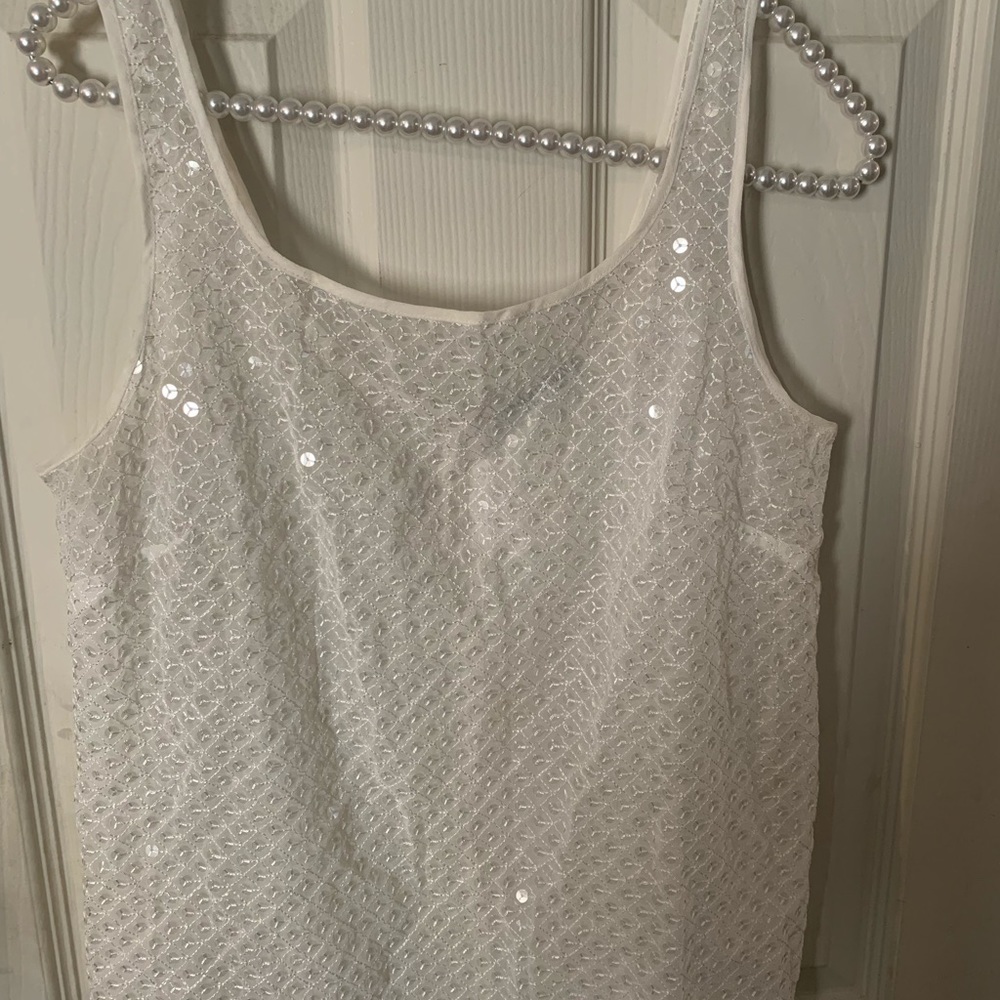 Giorgio Armani sequin tank